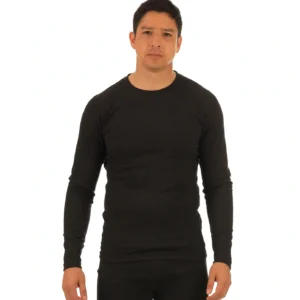 CAMISETA OX TERMICA PRIMERA CAPA BADRAN NEGRA BLACK HOMBRE